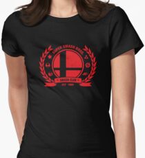 Smash Club (Rot) Tailliertes T-Shirt für Frauen