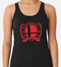 Camiseta con espalda nadadora Smash Club (rojo)