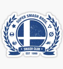 Smash Club (Blue) Sticker