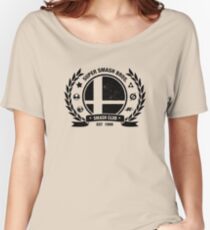 Smash Club (Black) Women's Relaxed Fit T-Shirt