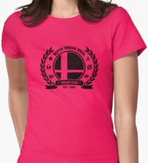Smash Club (Black) Women's Fitted T-Shirt