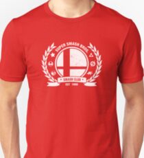 Smash Club (Weiß) Slim Fit T-Shirt