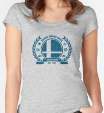 Smash Club (Blue) Women's Fitted Scoop T-Shirt