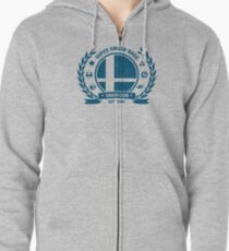Smash Club (Blue) Zipped Hoodie