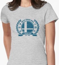 Smash Club (Blue) Women's Fitted T-Shirt