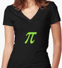 Pi Women's Fitted V-Neck T-Shirt