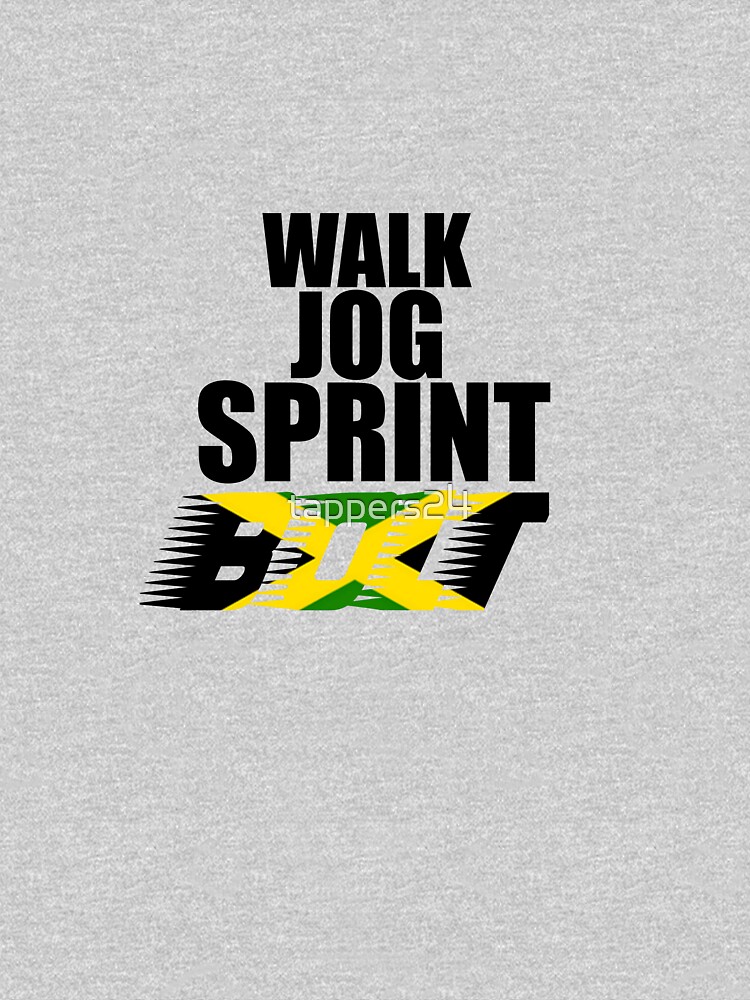 walk jog run sprint bolt puma shirt