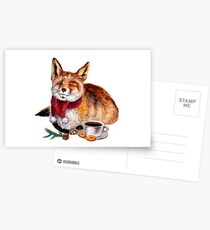 Coffee Fox Postcards