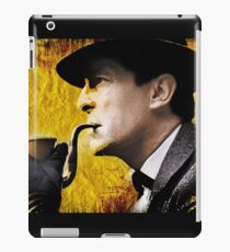 sherlock with pipe iPad Case/Skin