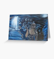 "Bubbles" by Carter L. Shepard Greeting Card