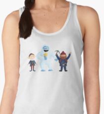 Yukon, Hermey and the Bumble in Teal Women's Tank Top