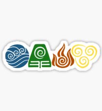 Water, Earth, Fire, Air Sticker