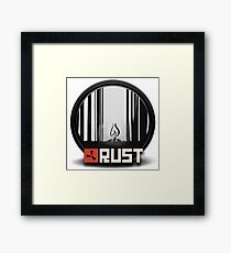 Rust pin Framed Print