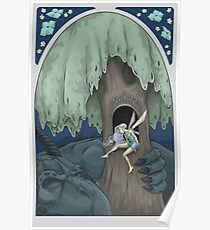 Dusk in the Enchanted Forest Poster