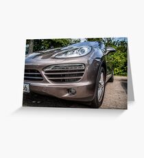 Porsche Cayenne Greeting Card