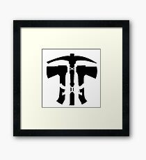 Rust Axe Pickaxe AK Framed Print