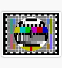 TV Test Pattern T-shirt Sticker