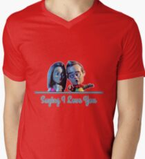 Community - Jeff and Annie Saying I Love You (Style B) Men's V-Neck T-Shirt