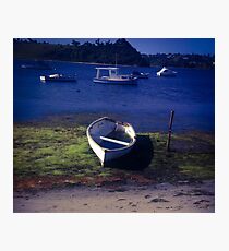Boats on a lake Photographic Print