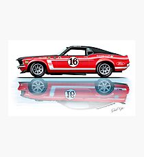 1969 Trans Am Mustang & 2010 Saleen Photographic Print