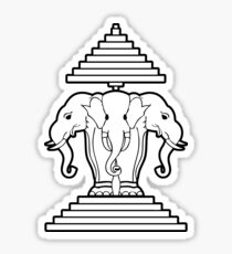 Erawan Lao / Laos Three Headed Elephant Sticker