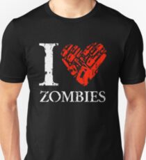 I Love Zombies (Version 02) Unisex T-Shirt