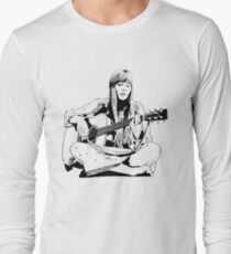 Joni Mitchell - Line Long Sleeve T-Shirt