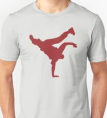 BBOY pose red Unisex T-Shirt