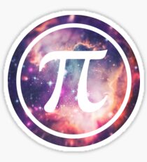 PI - Universum / Space / Galaxy Nerd & Geek Style Sticker