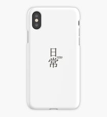 Nichijou title iPhone Case