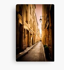 Alleyways of Paris, France Canvas Print