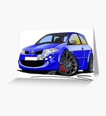 RenaultSport Megane 230 R26 F1 Team Blue Greeting Card