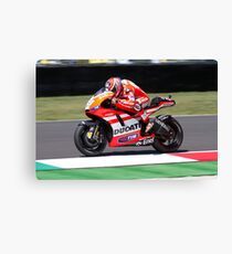 Nicky Hayden in Mugello 2011 Canvas Print