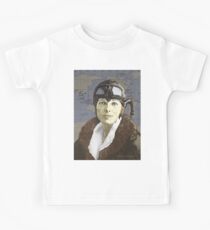 Amelia Earhart Kids T-Shirt
