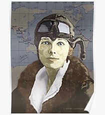 Amelia Earhart Poster