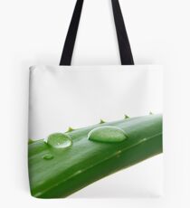 Aloe Vera Leaf Macro Tote Bag