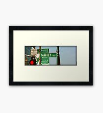 Yawkey Way Street Sign, Fenway Park Framed Print