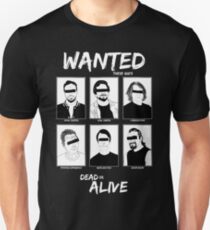 Wanted Grunge Icons Unisex T-Shirt