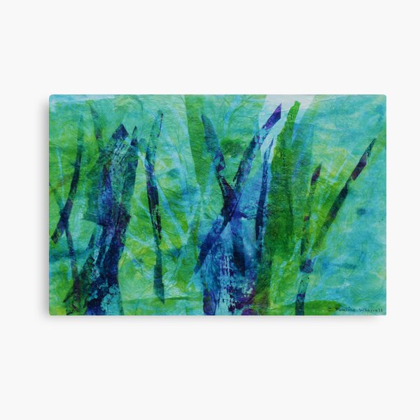 Reeds Abstract Canvas Print