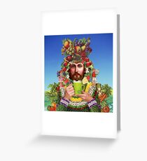 Herbal Jesus Greeting Card