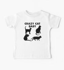 Crazy Cat Baby Baby Tee