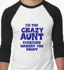 Crazy Aunt Men's Baseball ¾ T-Shirt