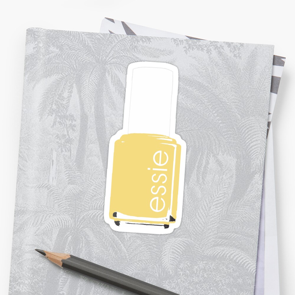 Essie Hay There Gelber Nagellack Sticker Von Mcf224 Redbubble