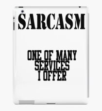 Sarcasm iPad Case/Skin