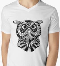 Owl Boho Illustration Men's V-Neck T-Shirt