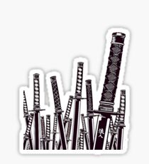 Samurai swords Sticker
