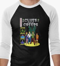 Clues From the Creeps Men's Baseball ¾ T-Shirt