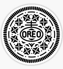 Oreo Cookie Symbol (Black) Sticker