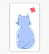 Little Blue Kitten Sticker