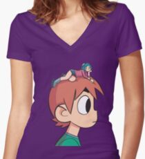 Ramona on the Mind Women's Fitted V-Neck T-Shirt